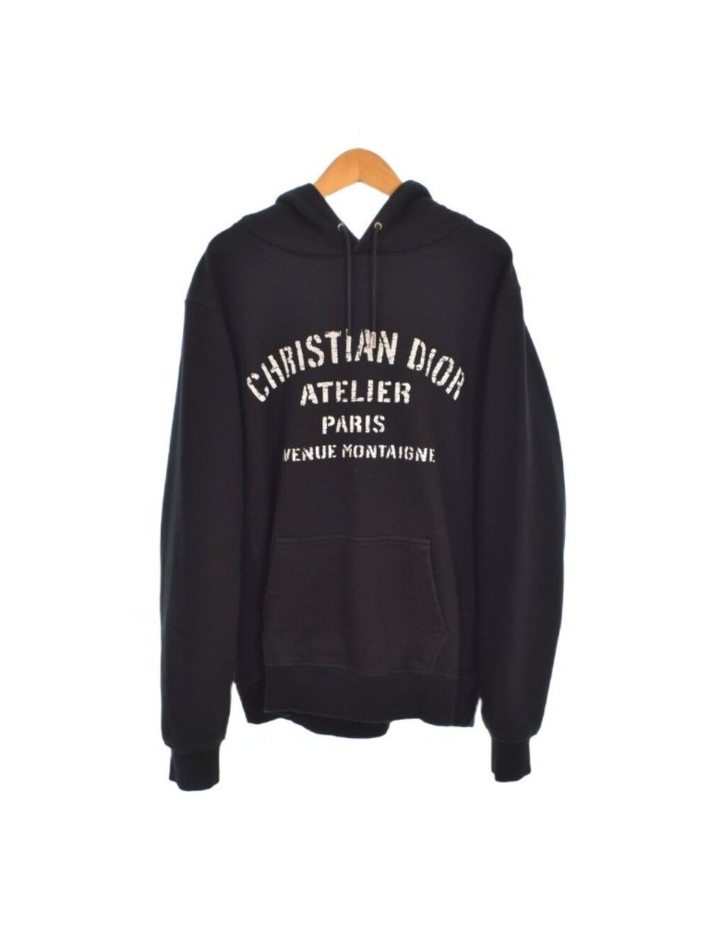 Dior Atelier Logo Print Hoodie Black M